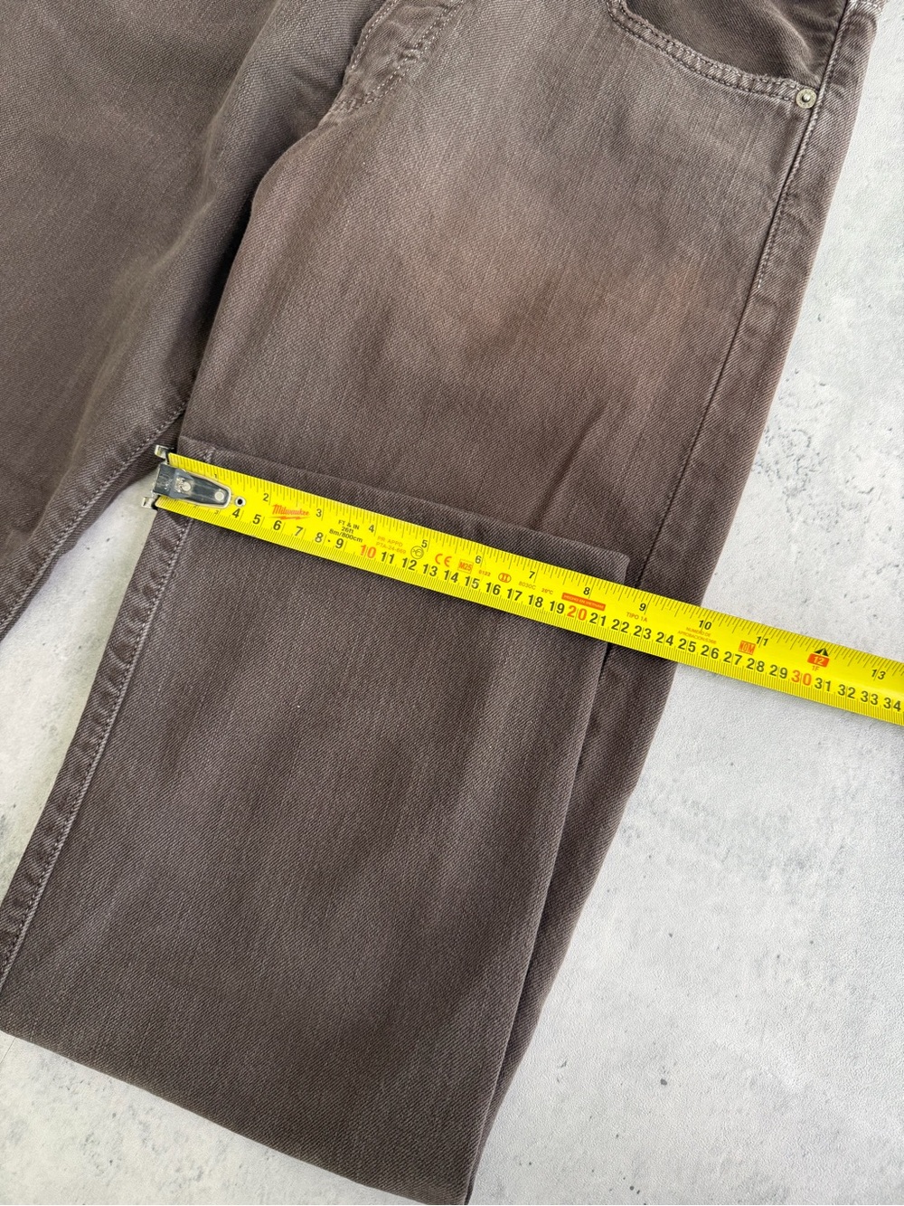Vintage Levi’s 501 Brown Button Fly Baggy Jeans 33x30 - Picture 9 of 10
